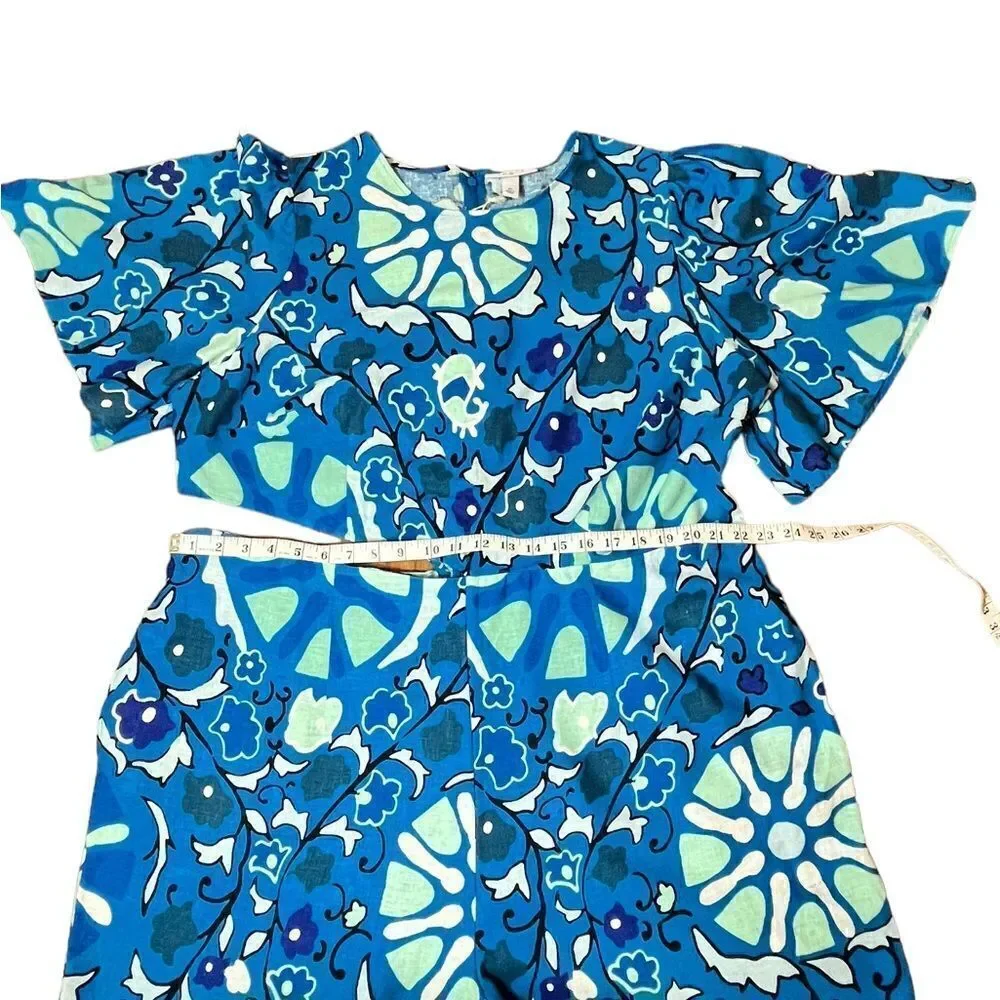 Rhode x Target Blue Zinnia Jumpsuit With Side Cutout,‎ Size 2X, NWT